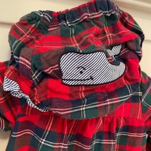 Vineyard Vines Baby 0-3 Plaid Holiday Dress